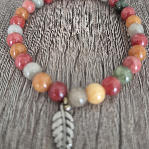 Jewelry - Alashan Agate Natural Stone Braclet!